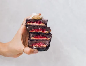 Bouchées Beurre de Cacahuètes Reishi Framboises